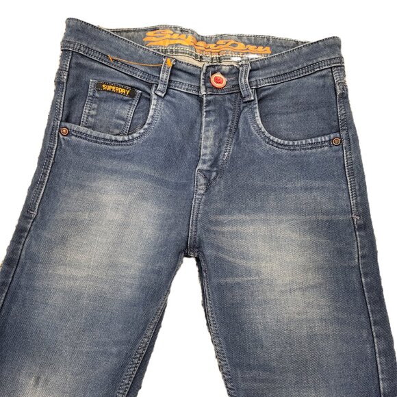 Superdry Organic Cotton Mid Rise Skinny Jeans Size 28 - Picture 2 of 13